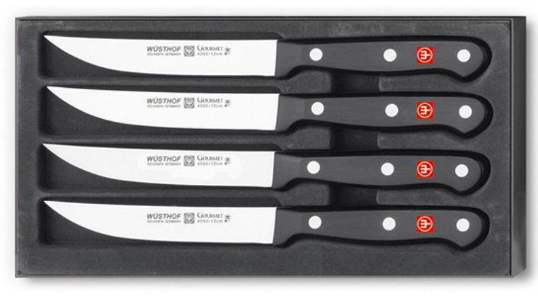 Wusthof Gourmet 4 Piece Steak Knife Set - KnifeCenter - 9729