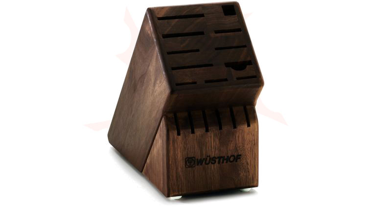 Wusthof 17-Slot Walnut Knife Block