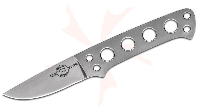 White River Knives Owen Baker Jr ATK Always There Knife 2.25 inch S35VN Stonewashed Blade, Skeletonized Handle, Kydex Sheath