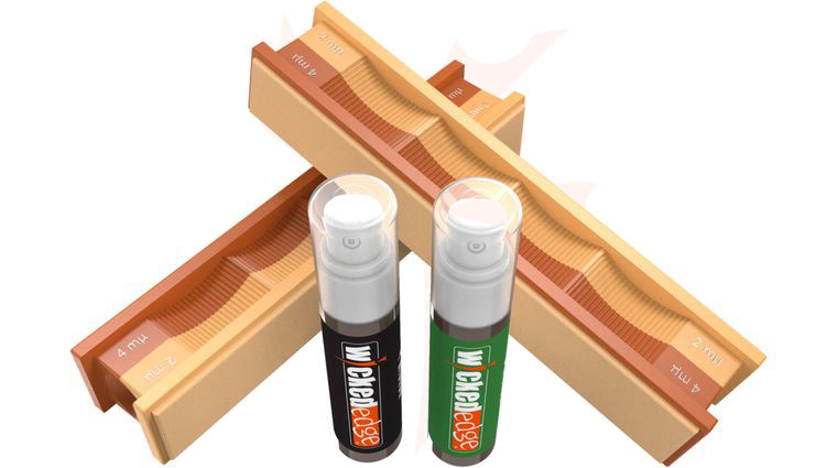Wicked Edge WE0402PDE 4/2 Micron Diamond Emulsion and Leather Strops Pack