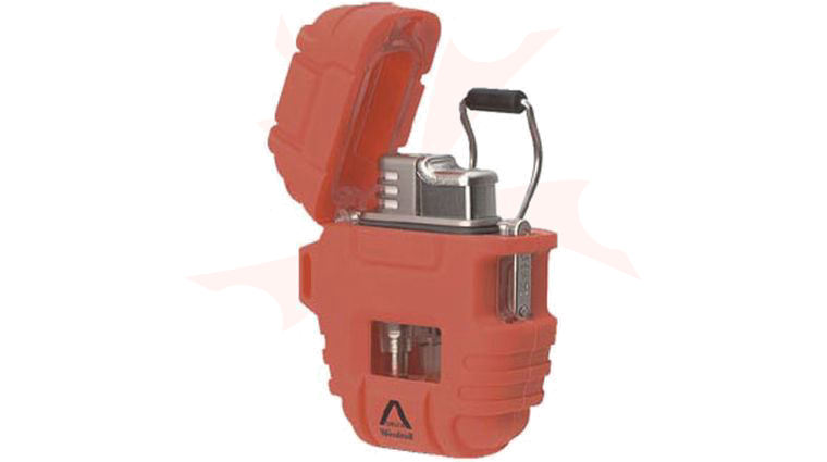Windmill Delta (Blaze Orange) Shockproof / Stormproof Butane Lighter