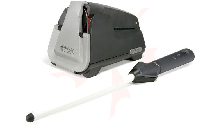 Work Sharp Culinary E3 Electric Kitchen Knife Sharpener Plus Ceramic Honing Rod