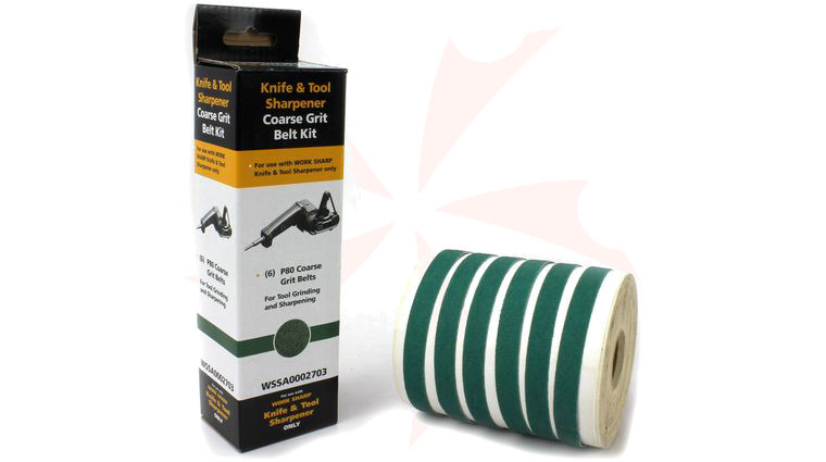 Work Sharp WSSA0002703 WSKTS P80 Coarse Belt Kit, 6 Pack