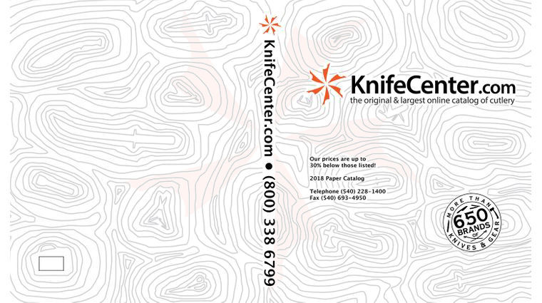 2018 Edition Full Color Catalog 1,700  Pages of Knives, Outdoor, Kitchen Cutlery and More - FREE USA Shipping