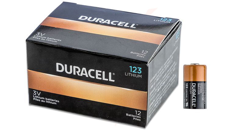 Duracell Ultra Lithium CR123A Batteries, 12 Pack