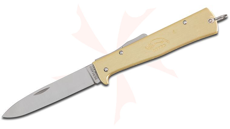 Otter Mercator Solingen K55 Brass Folding Knife German, Stainless Steel
