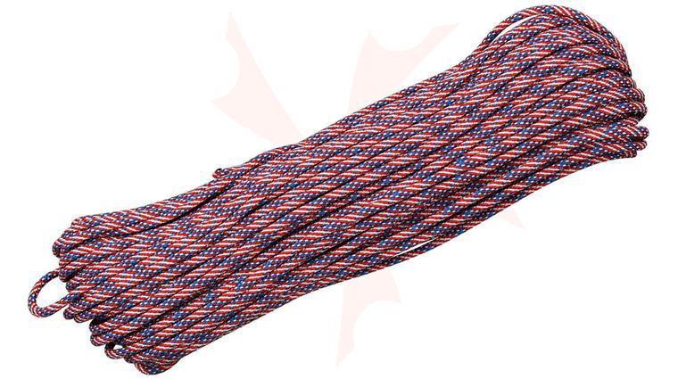 Atwood Rope 550 Paracord, Flag, 100 Feet