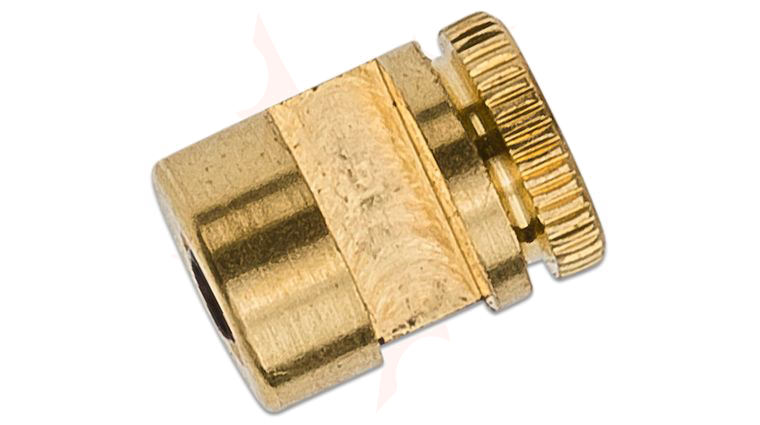 Kwik Thumb Stud, Brass, Fits Blades Up To 1/8 inch