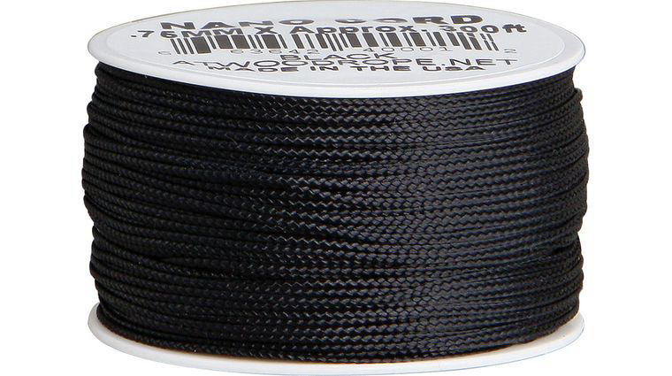 Atwood Rope Nano Cord, Black, 300 Feet
