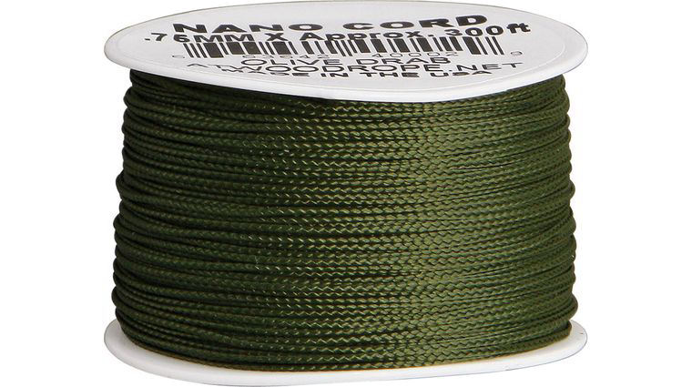 Atwood Rope Nano Cord, OD Green, 300 Feet