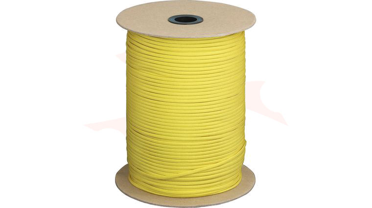 Atwood Rope 550 Paracord, Yellow, 1000 Foot Roll
