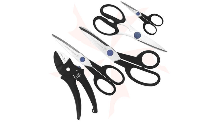 Zwilling J.A. Henckels 5-Piece Household Scissors Set, Black Handles