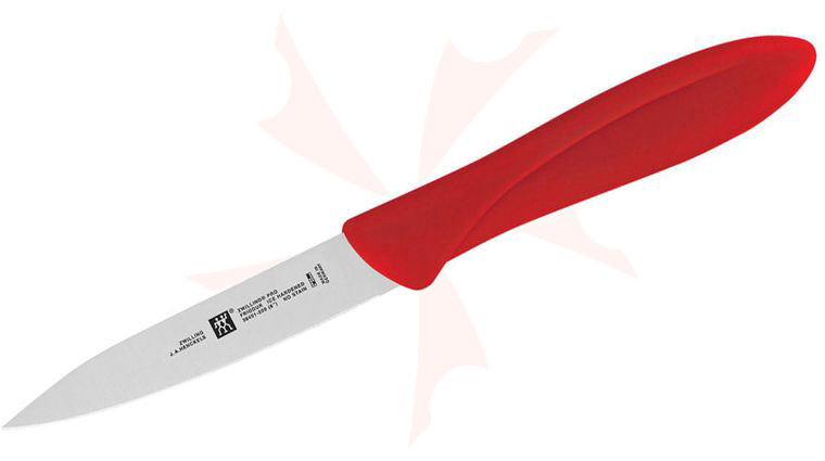 Zwilling J.A. Henckels TWIN Master 4 inch Paring Knife, Red Zytel Handle