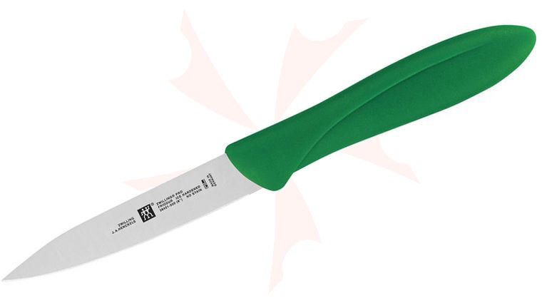 Zwilling J.A. Henckels TWIN Master 4 inch Paring Knife, Green Zytel Handle