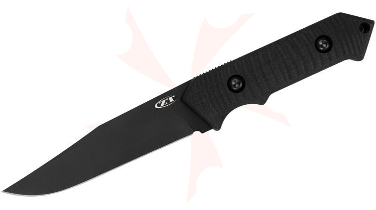 Zero Tolerance Model 0160 Fixed 4-3/4 inch Black Blade, G10 Handles
