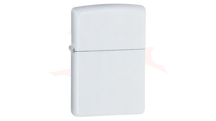 Zippo Lighter White Matte Classic - KnifeCenter - 214