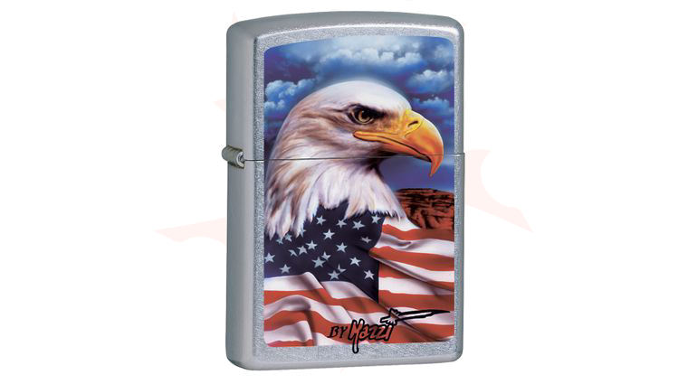 Zippo Lighter Mazzi - Freedom Watch, Street Chrome Classic