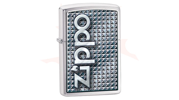 Zippo 3D Abstract 1, Brushed Chrome Classic - KnifeCenter - 28280