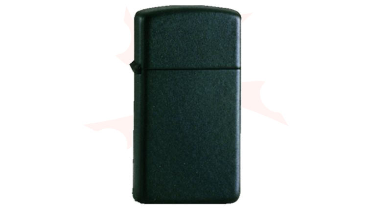 Zippo Lighter Slim Black Matte
