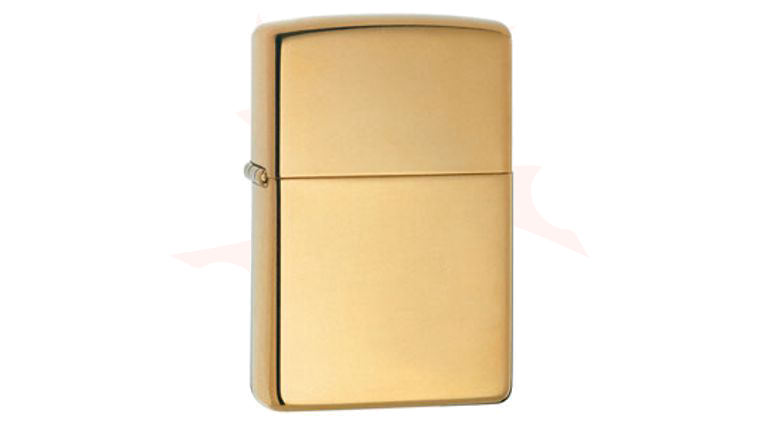 Zippo Lighter High Polish Brass, Armor - KnifeCenter - 169