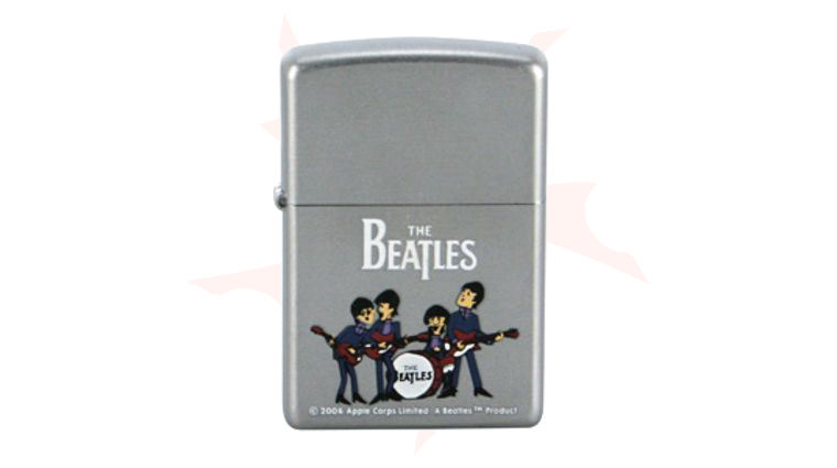 Zippo® Satin Chrome, The Beatles Playing - KnifeCenter