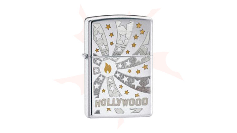 Zippo® High Polish Chrome, Hollywood - KnifeCenter - ZIP24182