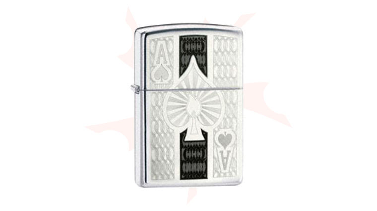 Zippo Lighter Ace, High Polish Chrome Classic