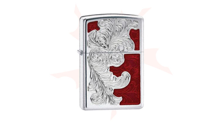 Zippo® Armor High Polish Chrome, Venetian Flourish - KnifeCenter