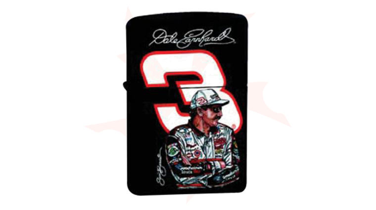 Zippo® Black Matte, Dale Earnhardt Portrait - KnifeCenter
