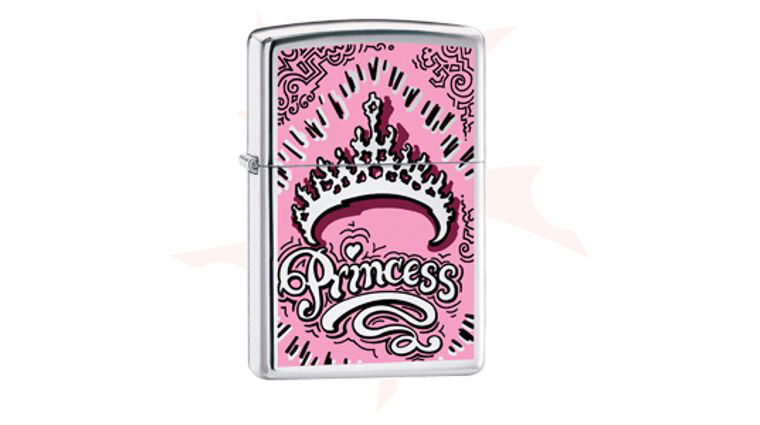 Zippo® High Polish Chrome, Princess - KnifeCenter - ZIP24313