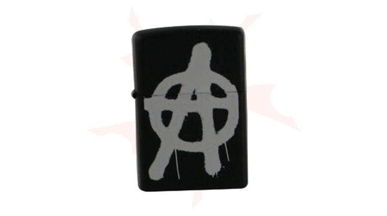 Zippo® Black Matte, More Anarchy - KnifeCenter - ZIP24334