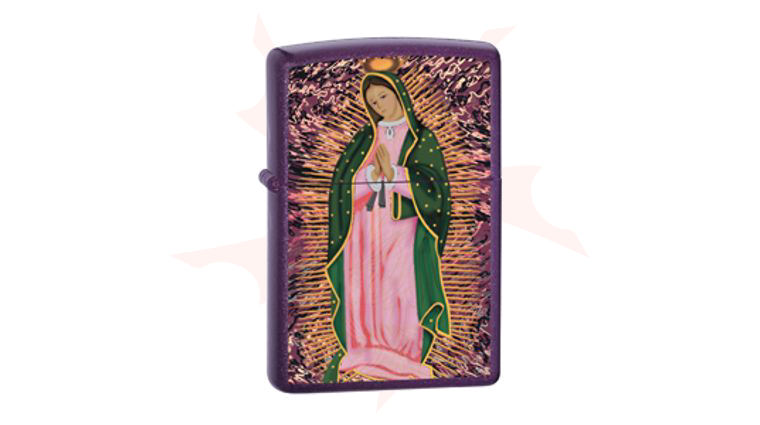 Zippo® Purple Shimmer, Blessed Mother - KnifeCenter - ZIP24350
