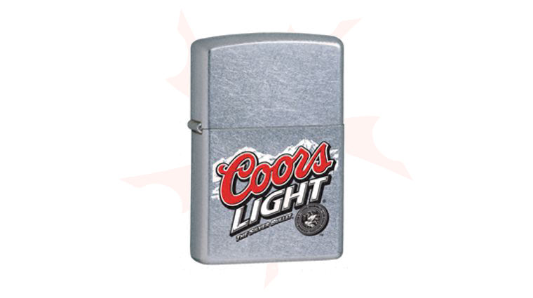Zippo® Street Chrome, Coors Light Silver Bullet