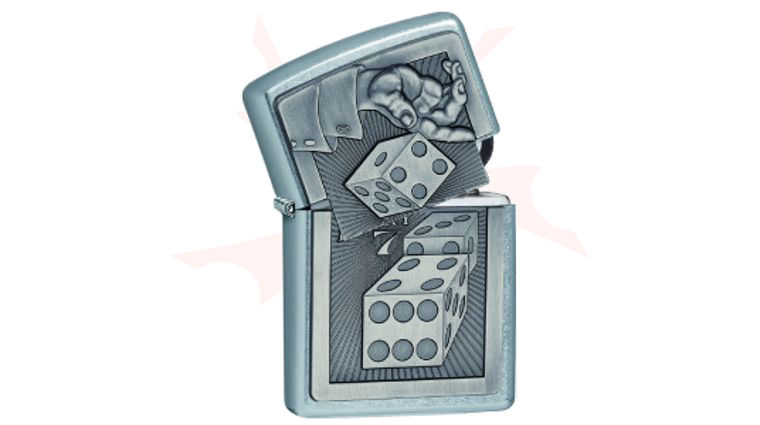 Zippo® Street Chrome, Lucky 7 - KnifeCenter - ZIP207BSB230