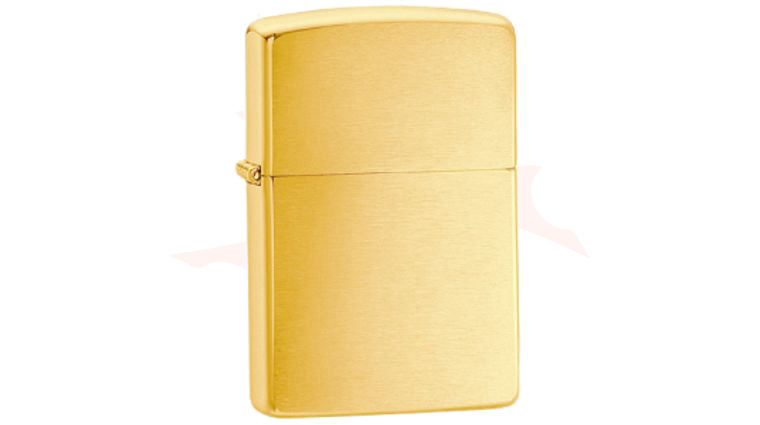 Zippo Lighter Brushed Brass
