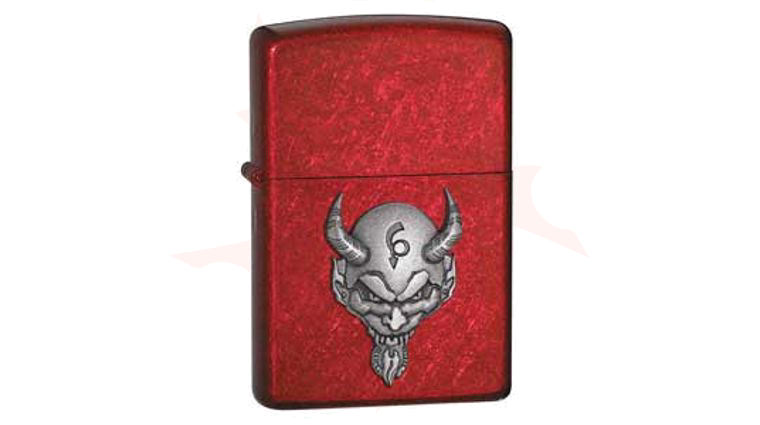 Zippo COOP　レッドデビル　希少 Used Vintage Zippo Coop Smoking Devil Oil Lighter