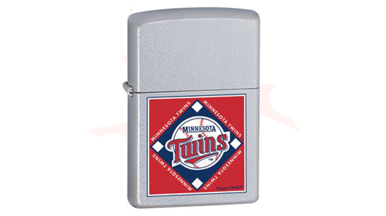 Zippo® Satin Chrome, Minnesota Twins - KnifeCenter - ZIP22671