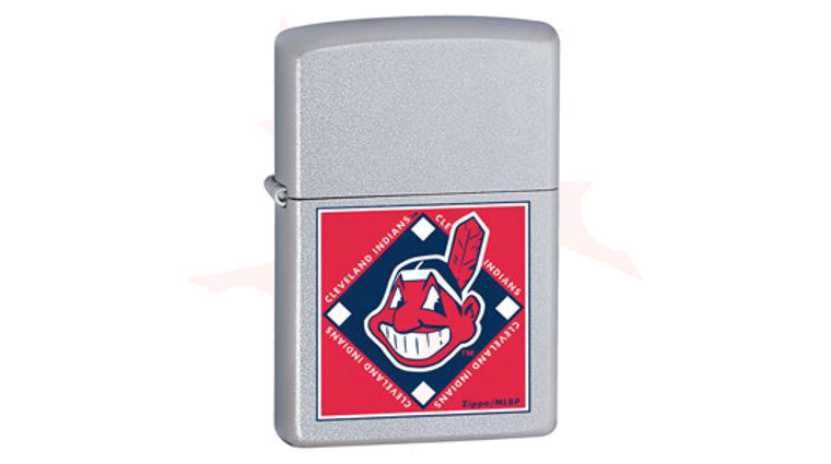 Zippo® Satin Chrome, Cleveland Indians - KnifeCenter