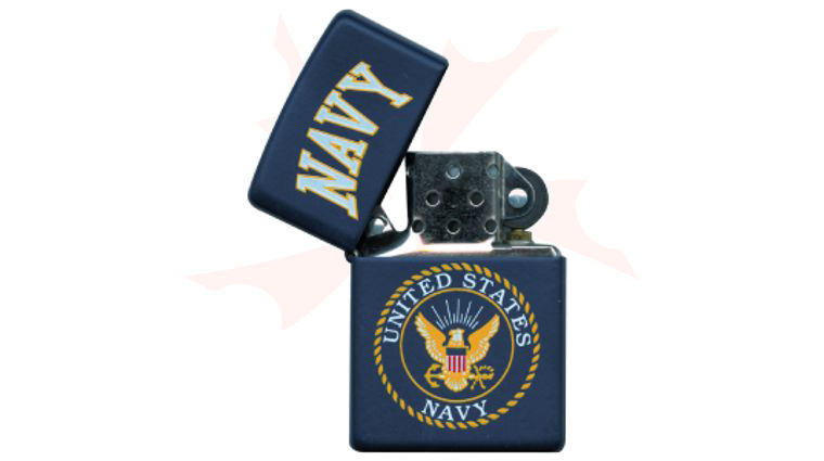 Zippo® Navy Matte, US Navy - KnifeCenter - ZIP239538 - Discontinued