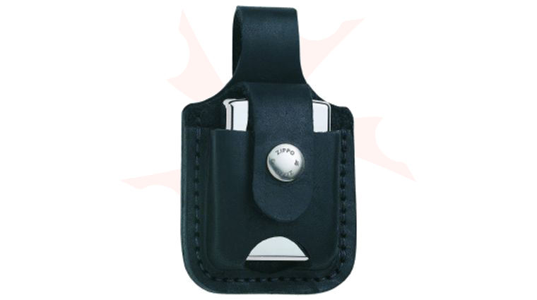 Zippo Lighter Pouch With Loop & Thumb Notch, Black