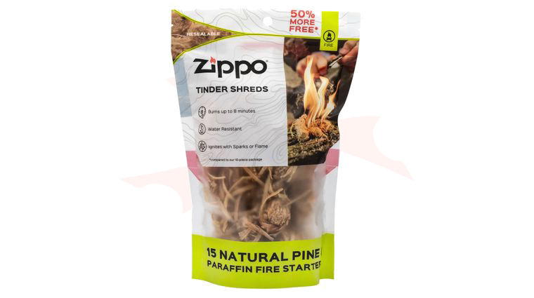 Zippo Tinder Shreds, 15pc Bag