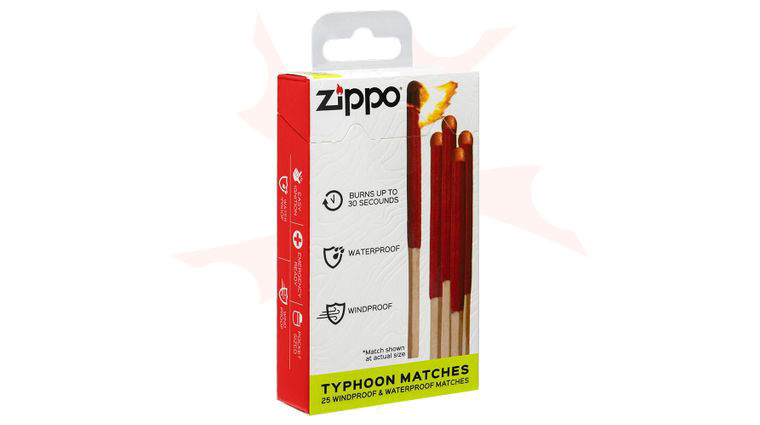 Zippo Typhoon Windproof Matches, 25 Pack