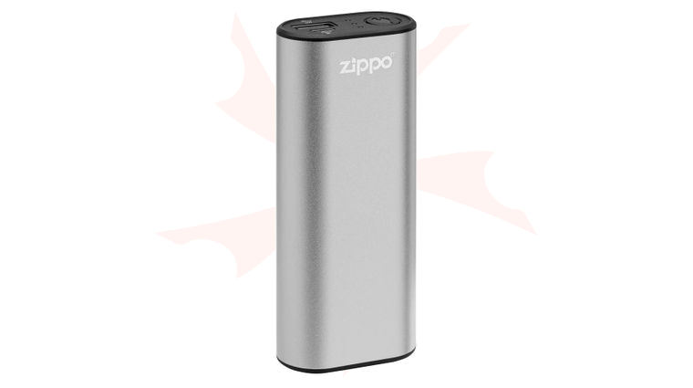 Zippo HeatBank 6 Rechargeable Hand Warmer, Silver