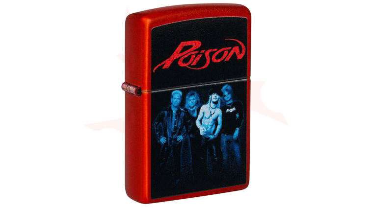 Zippo Lighter Metallic Red, Poison - KnifeCenter - 48206