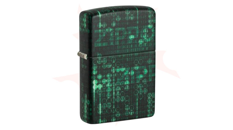 Zippo Lighter Glow-in-the-Dark Green, Zippo Tech Stealth
