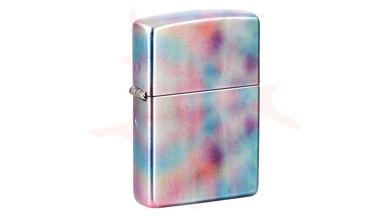 Zippo Lighter 540 Fusion Tumbled Chrome, Holographic Design