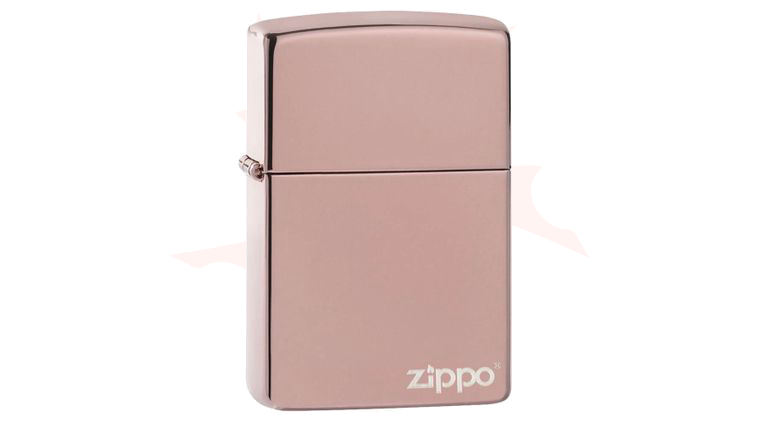Zippo Lighter Classic Rose Gold with Zippo Logo, High Polish