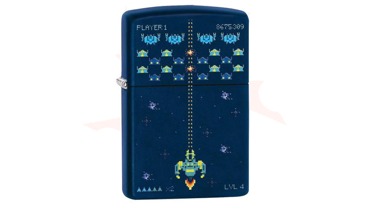 Zippo Lighter Navy Matte, Pixel Game Design