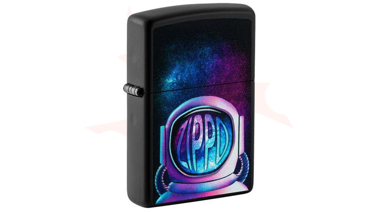Zippo Lighter Black Matte, Zippo Astronaut