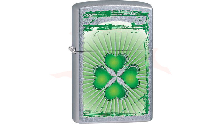 Zippo Clover Grunge, Street Chrome Classic - KnifeCenter - 28659